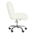 thumbnail image 4 of Safavieh Whitney Faux Sheepskin Swivel Office Chair, 4 of 9