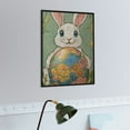 thumbnail image 4 of Sheronv Bunny Painted Egg Flowers Wooden Jigsaw Puzzle Vertical Challenging Difficult Wood Puzzles for Adults Easter Gift for Family Friends 300PCS, 4 of 8