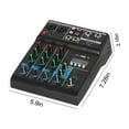4channel Multifunctional Bluetooth Stage Small Wireless Mixer With