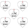 thumbnail image 1 of Heart shaped Angel In Memorial Ornament Hanging Sign Commemorative Decorations, 1 of 1