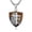 1-2 Tiger Eye, variant on Lion Necklaces for Men 925 Sterling Silver Tiger Eye Lion of Judah with Cross Necklace Man of Faith Dark Bible Christian Jewelry Gift for Brother Husband 22"+2"