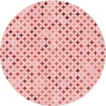 thumbnail image 1 of Ahgly Company Machine Washable Indoor Round Transitional Light Red Pink Area Rugs, 7' Round, 1 of 7