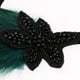 thumbnail image 3 of Elegante diadema de plumas para mujer con Vintage banda para el cabello cóctel elegante, 3 of 8