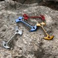 thumbnail image 4 of 10Pcs Adjustable Plank Floor Spring Fishbone Anchor Tent Pegs Buckle Outdoor Awning Deck Fixed Nail, 4 of 5