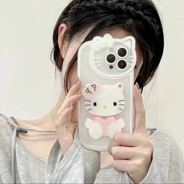 Funda para teléfono móvil Antiman Hello Kitty a prueba de golpes, molde de silicona 3d para teléfono móvil para iphone 14 13 pro max xr 12 11