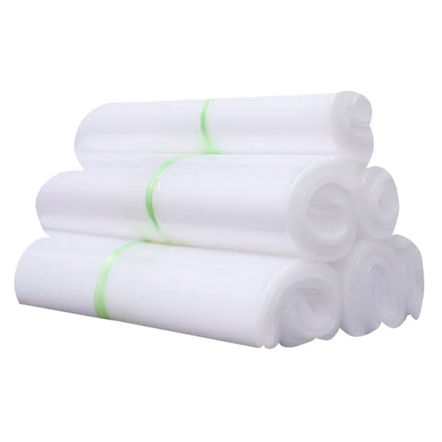 OULII Plastic Bags 100Pack Transparent Food Bag for Fruit and Vegetable Storage Simple Design