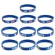 thumbnail image 1 of 10 pulseras de silicona con bandera de país: artículos para celebraciones deportivas - Pulsera de silicona para fitness y aficionados al fútbol, 1 of 5
