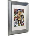 thumbnail image 2 of Trademark Fine Art 'Hero Helpers' Canvas Art by Jenny Newland, White Matte, Silver Frame, 2 of 4