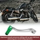 thumbnail image 5 of Palanca de cambio de motocicleta plegable para Kayo T6, aleación de aluminio, palanca de cambio con cabeza verde tono plateado, 5 of 6