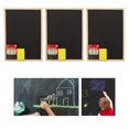thumbnail image 1 of Juego de 3 pizarras para niños, borrador, pizarra colgante, pizarra de dibujo, tizas de colores, 1 of 4