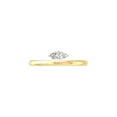 thumbnail image 2 of ARAIYA FINE JEWELRY 10K Yellow Gold Lab-Grown Marquise-shape Diamond Solitaire Engagement Ring (1/5 Cttw, D-F Color, VS1 Clarity) Size 5.5, 2 of 7