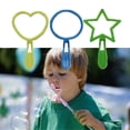 thumbnail image 5 of Juego de soplador para hacer burbujas de 6 piezas con varita de burbujas para niños, juguetes divertidos para niños (color aleatorio), 5 of 5