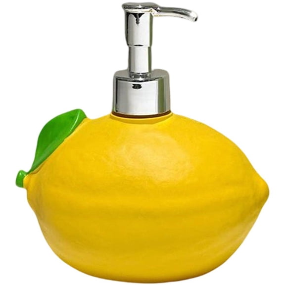 Lemon Shaped Soap Dispenser with Pump, Refillable Lotion Soap Bottle, Lotion Bottle, Hand Soap Dispenser, Home Bathroom Decoration