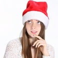 thumbnail image 6 of Zcyifa 5pcs Plush Santa Claus Hats for Adults & Kids, 6 of 10