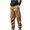 Brown, variant on pstuiky Cargo Pants Men, Solid Color Zipper Straight Type Officewear Classic Fit Multiple Pockets Long Pants Army Green L