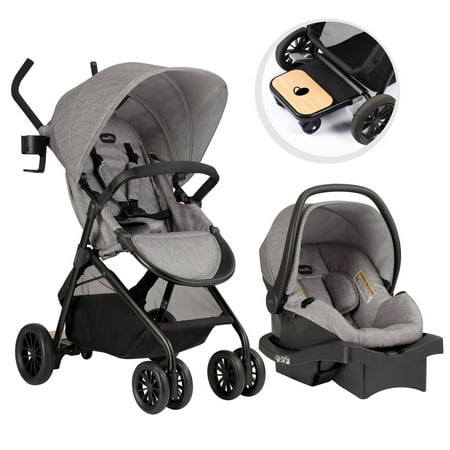 Evenflo Sibby Travel System with LiteMax 35 Infant Car Seat, Mineral