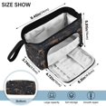 thumbnail image 3 of Nylon Fish Mouth Pencil Case with Large Capacity Zipper Pencil Pouch Mushrooms and Plants Pattern Pencil Bag Organizers, 3 of 7
