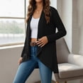 thumbnail image 4 of Sheghy Cardigan for Women Trendy Solid Long Sleeve Casual Fashion Cardigan Top Black M, 4 of 9
