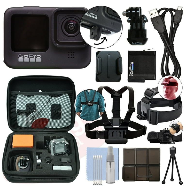 GoPro HERO9 Black - 20MP, 5K, Waterproof, Underwater Camcorder +