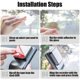 thumbnail image 2 of Scratch-resistant Driving Recorder Stickers 6pcs Dashcam Windshield Sticker Transparent Screen Film Car Interior Accessories, 2 of 4
