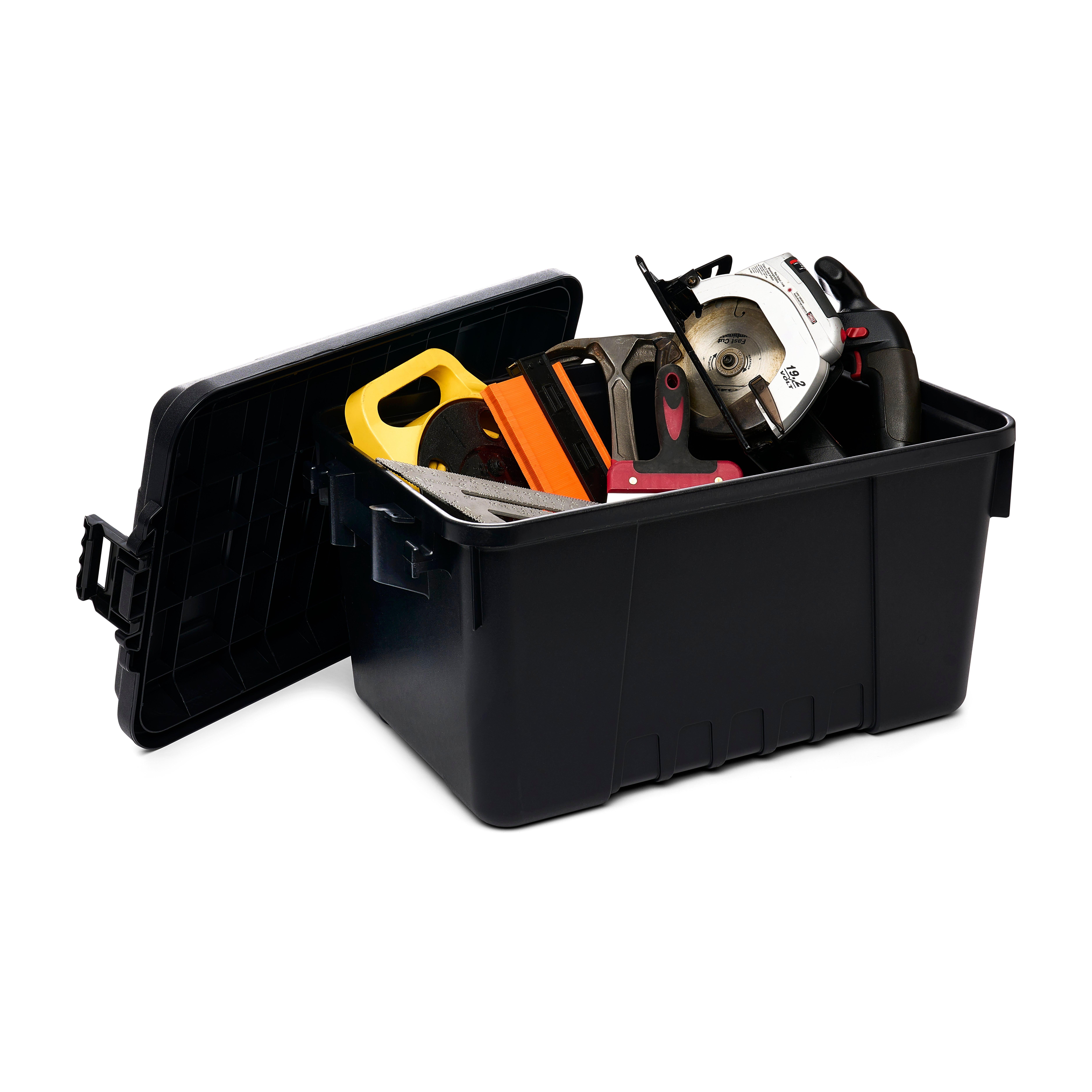 Plano Sportsman's Trunk 3 Pack, Black, 14-Gallon Lockable Storage Box