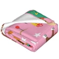 thumbnail image 2 of Bixox Fleece Blanket Different Dogs Christmas Pattern Super Soft Double-Sided Microfiber Flannel Blanket for Sofa, Bed, Couch,Suitable for All Seasons - 50"x40", 2 of 5