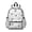 Black and White, variant on Geometric Multicolor Cat Blue Pattern Backpack for School, Cute School Bag with Adjustable Shoulder Straps and Padded Back, 13.4"x11"x4.7"