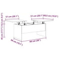 thumbnail image 2 of vidaXL Coffee Table Lift Top End Table Accent Side Sofa Table Engineered Wood, 2 of 9