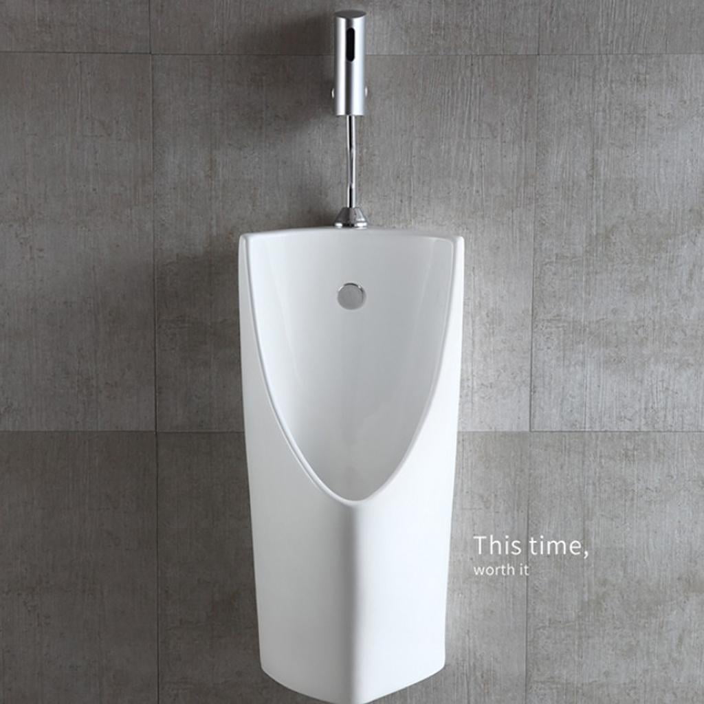 2x Automatic Infrared Urinal Flush Valve Bathroom Wall Sensor Auto Flush 