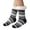 Black, variant on Christmas Snowflake Women's Slipper Socks Sherpa Lined Thick Fleece Warm Socks for Winter Soft Cozy Cute Fluffy Holiday Sleep Bed Sock