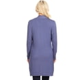 thumbnail image 4 of Women's Casual Open Front Basic Long Sleeves Side Pockets Solid Cardigan, 4 of 5