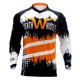thumbnail image 3 of Camiseta de ciclismo de manga larga para hombre, para exteriores, de verano, color azul oscuro, para ciclismo de montaña o carretera, 3 of 5