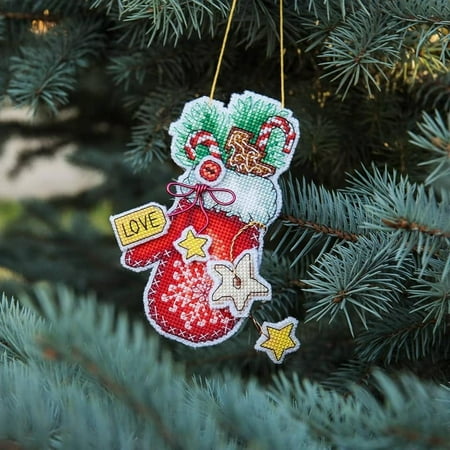 UPC: 4823069638672 | Christmas tree toy cross-stitch kit T-03C Set of pictures Christmas toys