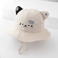 thumbnail image 2 of Bucket Hats Cute Cartoon Cat Ear Buckets for Girls Wide Brim Sun Hats for Girls with Adjustable Strap, 2 of 7