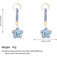 thumbnail image 3 of Llaveros Rhinestone forma de corazón brillo cristal para mujeres colgante coche llaveros bolsos femeninos mochilas, 3 of 4