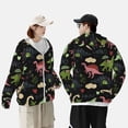 thumbnail image 6 of Sigee Cute Dinosaurs Print UPF50+ Men's Sun Protection Hoodie Shirt SPF UV Shirt Long Sleeve Fishing Outdoor Lightweight, S-3XL, 6 of 9