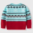 thumbnail image 3 of BULLPIANO 3-7 Years Toddler Girls Boys Christmas Ugly Sweater Knitted Pullover Sweater Tops Kids Christmas Sweatshirt, 3 of 8