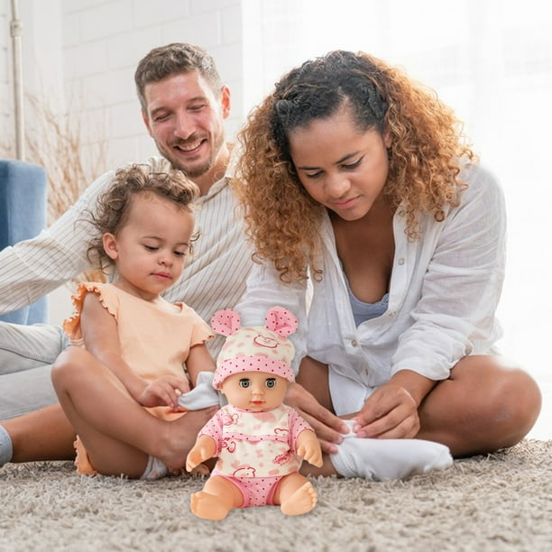 Dadatutu Baby Doll Playset with Clothes Realistic Soft Sleeping