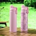 thumbnail image 1 of Mainstays 2PK 24 oz S/S Chug Bottle Pink, 1 of 6