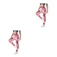 thumbnail image 4 of Qarigey Mujeres Butt Leggings Gimnasio Tie Dye Pantalones largos Hip Lift Cintura alta Deportes Pantalones de chándal Medias Entrenamiento Type12 NO12, 4 of 6