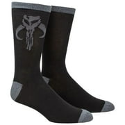 the Mandalorian Mythosaur Sigil Crew Socks