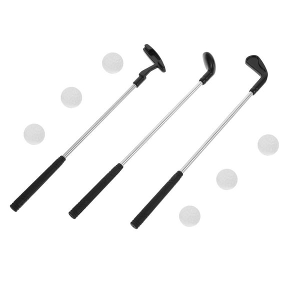 1 Set Of Mini Golf Game Set For Kids Desktop Golf Toy With Miniature Golf Accessories Cute Mini Putter For Indoor Fun Small Golf Clubs For Board Game