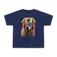 thumbnail image 2 of Golden Retriver Art - Unisex Mineral Wash T-Shirt - By A.Melo Originals, 2 of 4