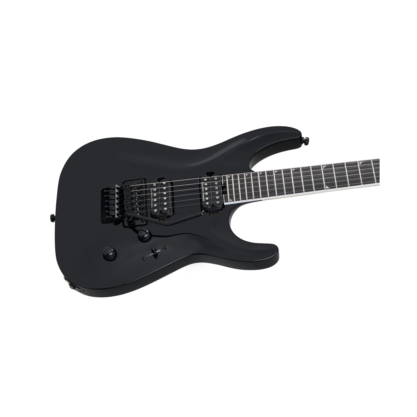Jackson Pro Plus Series Soloist SLA2 6-String Electric Guitar with Ebony Fingerboard and Gig Bag (Gloss Black)