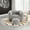 Grey-Chenille, variant on Soft Bean Bag Chair with High Resilient Foam(Chips)for living room and bedroom,Comfortable Square Lazy Sofa with Footstool, Cover for Adults to Gaming, Reading, and Watching TV