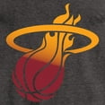 thumbnail image 3 of Men's Black Miami Heat Gradient Logo Long Sleeve T-Shirt, 3 of 4