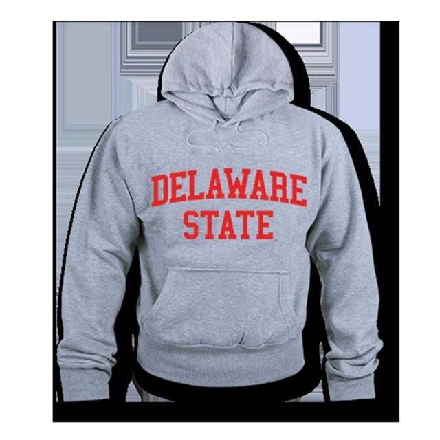W Republic Chandail à Capuchon Game Day Delaware State - Gris Chiné - Extra Large