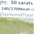 thumbnail image 4 of TechDiamondTools Diamond Powder from 325/400 to 50/60 mesh 10 Grams = 50carats. (140 grit 140/170 mesh), 4 of 5
