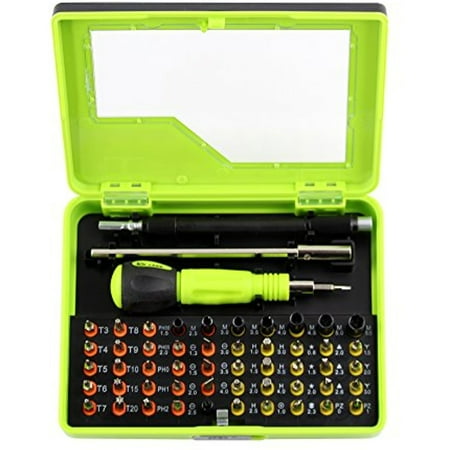 Macbook Battery Screw Driver Screw Drivers Repair Tools Kit-53 in 1 Multipurpose Precision Screwdriver Set Multi-Bit Chic Torx Screwdriver for Cell Phone, Tablet, PC, MacBook ()