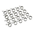 thumbnail image 3 of 20PCS Guide Finger Holder with 10PCS Large Ring 10PCS Small Ring Stainless Steel Knitting Thimble for Crochet Knitting Crafts Accessories Tool, 3 of 5